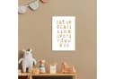 OneMillionCanvasses® Leinwandbild Alphabet Bunt Kinderzimmer Deko Bild 3