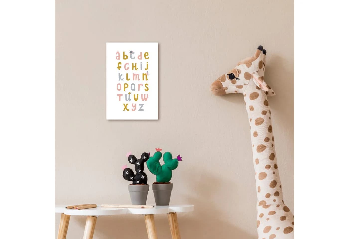 OneMillionCanvasses® Leinwandbild Alphabet Bunt Kinderzimmer Deko - Bild 4