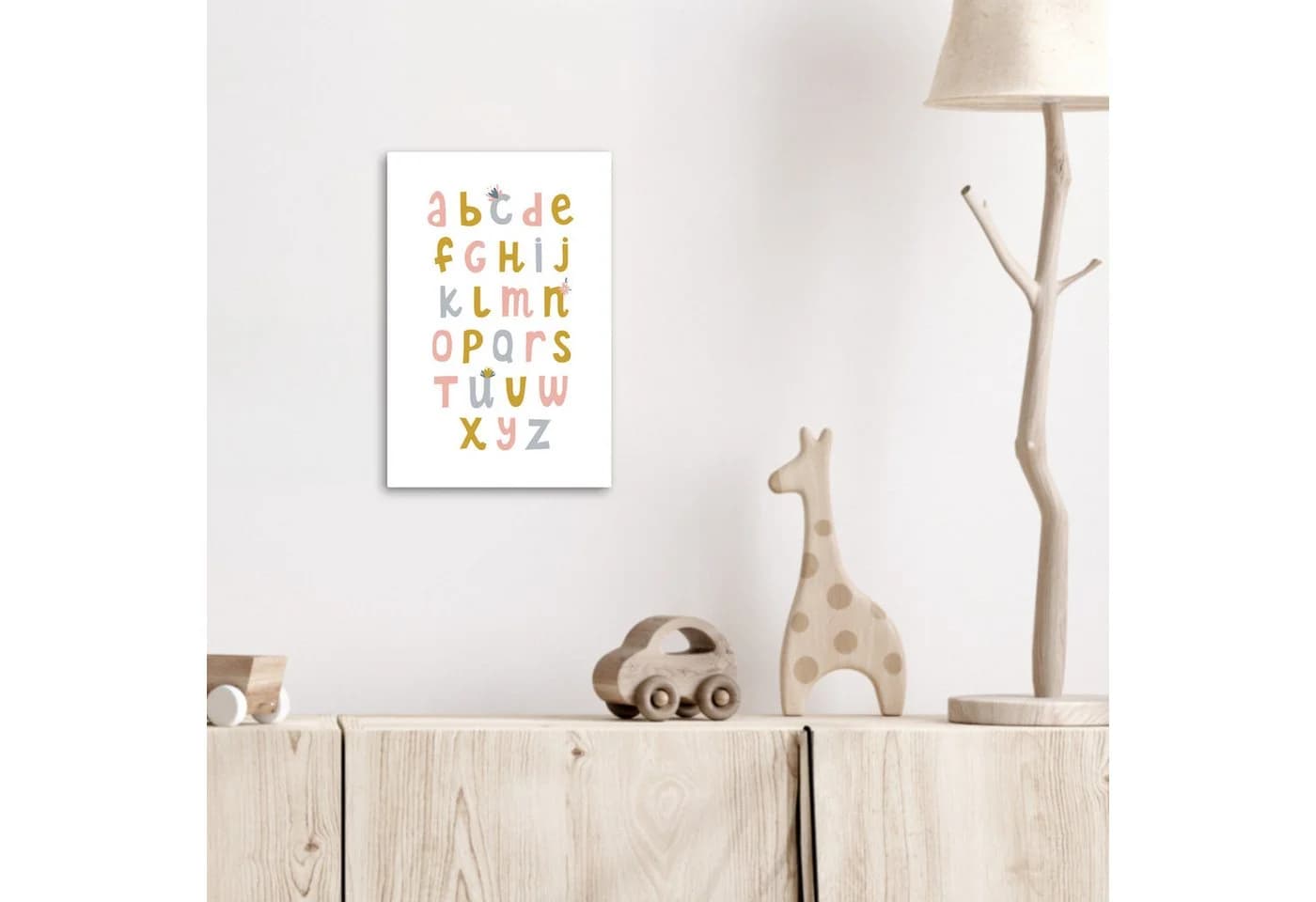 OneMillionCanvasses® Leinwandbild Alphabet Bunt Kinderzimmer Deko - Bild 5