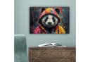 OneMillionCanvasses® Leinwandbild Graffiti Panda Bunt Bild 5