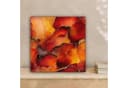 OneMillionCanvasses® Leinwandbild Abstrakt Marmor Rot Gold Bild 1
