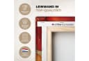 OneMillionCanvasses® Leinwandbild Abstrakt Marmor Rot Gold Bild 3