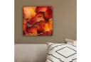 OneMillionCanvasses® Leinwandbild Abstrakt Marmor Rot Gold Bild 4