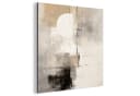 MuchoWow Metallbild Abstrakt Kunst Grau 20x20 cm Bild 2