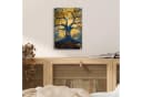 MuchoWow Acrylglasbild Baum des Lebens Blau Gold Bild 5