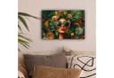 OneMillionCanvasses® Leinwandbild Frau Pantherdruck Dschungel 30x20 cm Bild 1