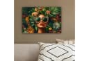 OneMillionCanvasses® Leinwandbild Frau Pantherdruck Dschungel 30x20 cm Bild 4