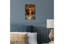 MuchoWow Poster Frau Blumen Modern Bunt Bild 4