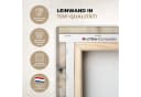 OneMillionCanvasses® Leinwandbild Herz Natur Braun Fotodruck 30x20 cm Bild 3