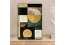 OneMillionCanvasses® Leinwandbild Abstrakt Gold Bronze Schwarz Bild 1
