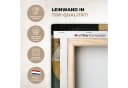 OneMillionCanvasses® Leinwandbild Abstrakt Gold Bronze Schwarz Bild 3