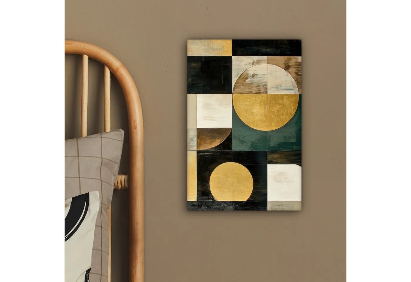 OneMillionCanvasses® Leinwandbild Abstrakt Gold Bronze Schwarz - Bild 4