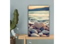OneMillionCanvasses® Leinwandbild Herz - Steine - Natur - Kieselsteine - Zen - Kieselsteine, Fotodruck Bild 5