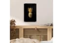 MuchoWow Acrylglasbild Ananas Schwarz Gold Luxus Bild 5