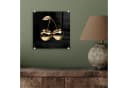 MuchoWow Acrylglasbild Kirsche Schwarz Gold Bild 4