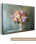 OneMillionCanvasses Leinwandbild Blumenstrauß Pastell Bild 2
