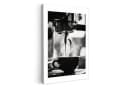 OneMillionCanvasses® Leinwandbild Kaffee Espresso Schwarz/Weiß Bild 2