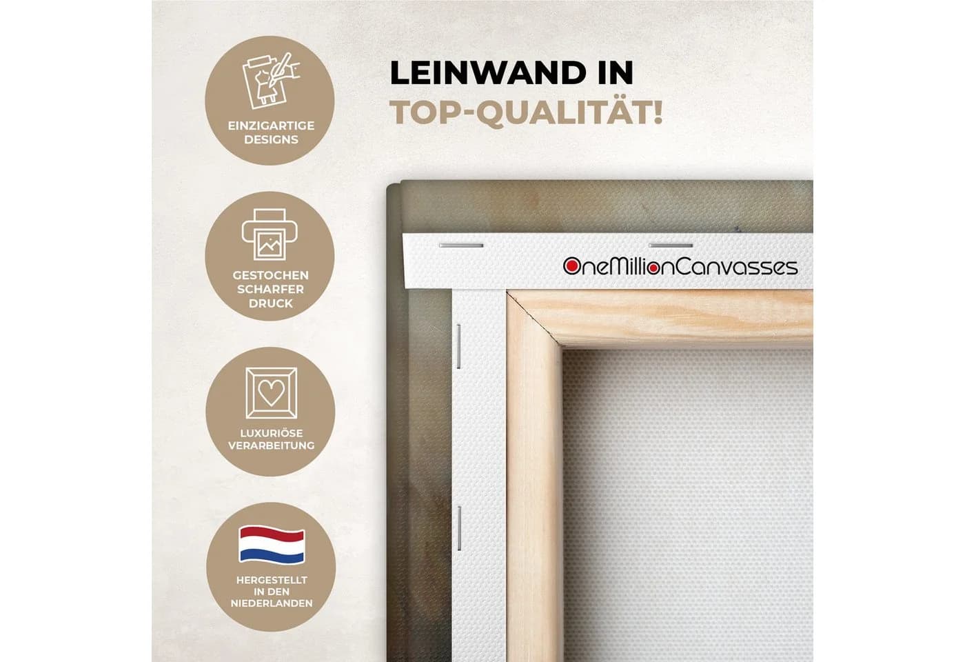 OneMillionCanvasses® Leinwandbild Lavendel - Brot - Stilleben, Fotodruck 30x20 cm - Bild 3