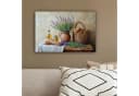 OneMillionCanvasses® Leinwandbild Lavendel - Brot - Stilleben, Fotodruck 30x20 cm Bild 4