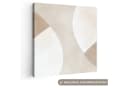 OneMillionCanvasses® Leinwandbild Braun Beige Abstrakt Japandi Bild 2