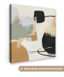 OneMillionCanvasses® Leinwandbild Farbe - Abstrakt - Farben, Fotodruck (1 St), Wandbild, Deko Schlafzimmer Wohnzimmer Flur 20x20 cm Bild 2