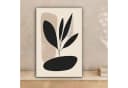 OneMillionCanvasses® Leinwandbild Pflanze Beige Japanisch Fotodruck Bild 1
