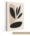 OneMillionCanvasses® Leinwandbild Pflanze Beige Japanisch Fotodruck Bild 2
