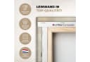 OneMillionCanvasses® Leinwandbild Blumen Japandi Beige/Weiß Bild 3