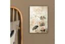 OneMillionCanvasses® Leinwandbild Blumen Japandi Beige/Weiß Bild 4