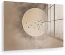 MuchoWow Acrylglasbild Vogel Beige Japandi Stil Bild 2