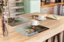 MuchoWow Platzset Lavendel - 6-tlg. Tischset Vinyl Abwaschbar Bild 3