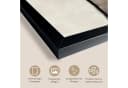MuchoWow Poster Wabi Sabi Pflanze Beige mit schwarzem Rahmen Bild 3