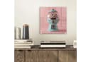 MuchoWow Acrylglasbild Kaugummi Retro Rosa Wanddeko Bild 1