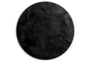 MuchoWow Rundes Wandbild Schwarz Forex Wanddekoration Bild 2