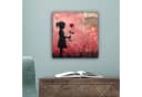 OneMillionCanvasses® Leinwandbild Graffiti Rosa Mädchen Rose 20x20 cm Bild 5