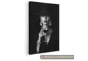 OneMillionCanvasses® Leinwandbild Frau Cocktail Schwarz 20x30 cm Bild 2