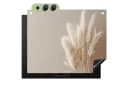 KitchenYeah Küchenrückwand Spritzschutz Pampasfedern Beige Bild 2
