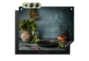 KitchenYeah Küchenrückwand Kräuter Stilleben Spritzschutz Induktionsschutz Bild 2