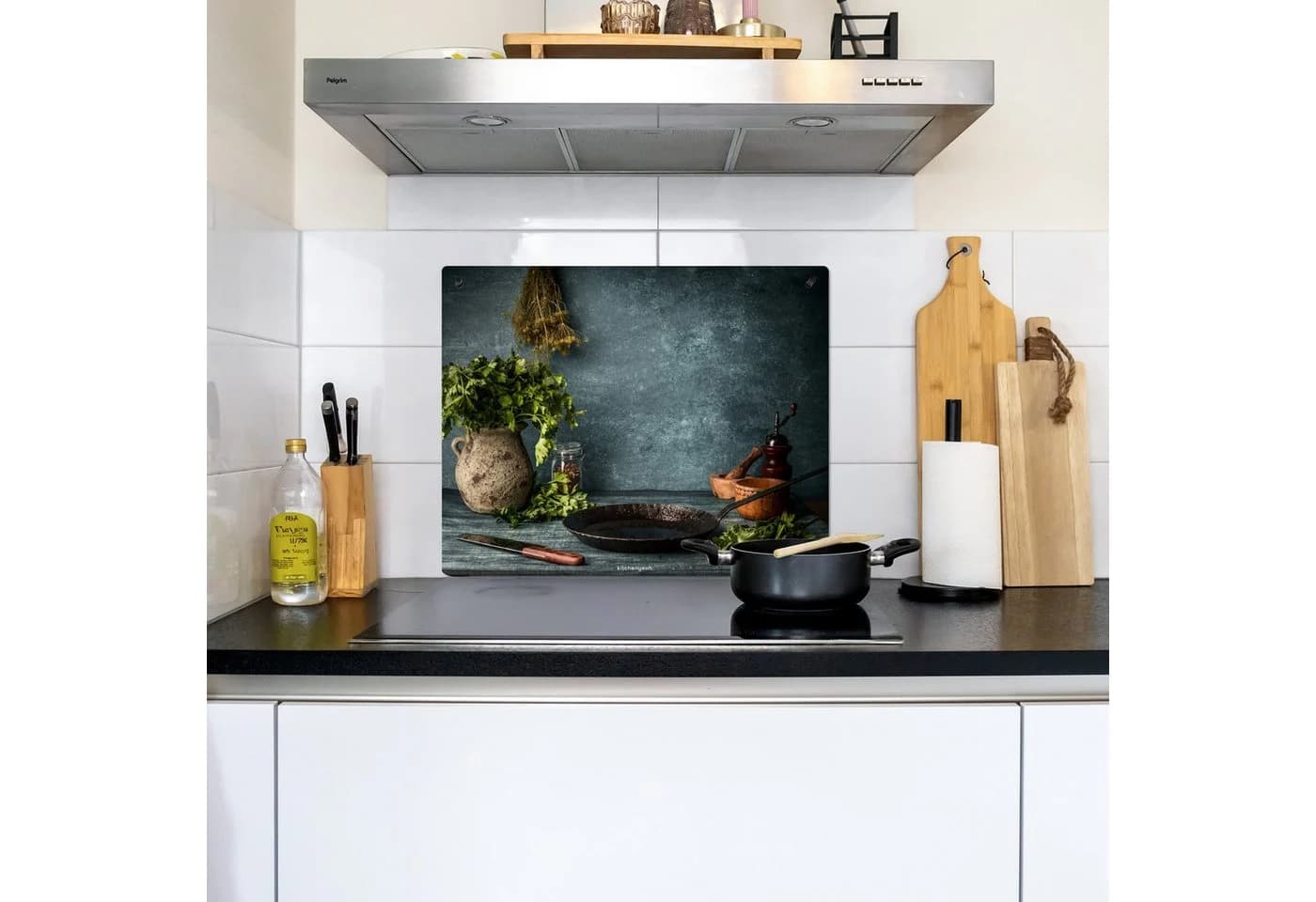 KitchenYeah Küchenrückwand Kräuter Stilleben Spritzschutz Induktionsschutz - Bild 3