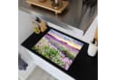 KitchenYeah Küchenrückwand Lavendel Blumenfeld Spritzschutz Herdabdeckplatte Bild 1