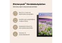 KitchenYeah Küchenrückwand Lavendel Blumenfeld Spritzschutz Herdabdeckplatte Bild 4
