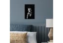 MuchoWow Poster Frau Cocktail Retro Schwarz Bunt Bild 4