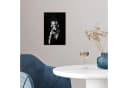 MuchoWow Poster Frau Cocktail Retro Schwarz Bunt Bild 5