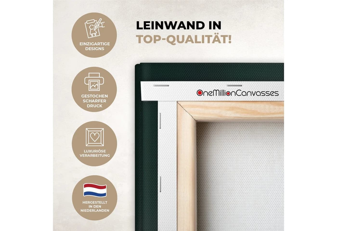 OneMillionCanvasses® Leinwandbild Frau mit gelber Blume - Bild 3