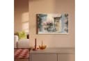 OneMillionCanvasses® Leinwandbild Fahrrad Pastellfarben Blumen Fotodruck 30x20 cm Bild 1