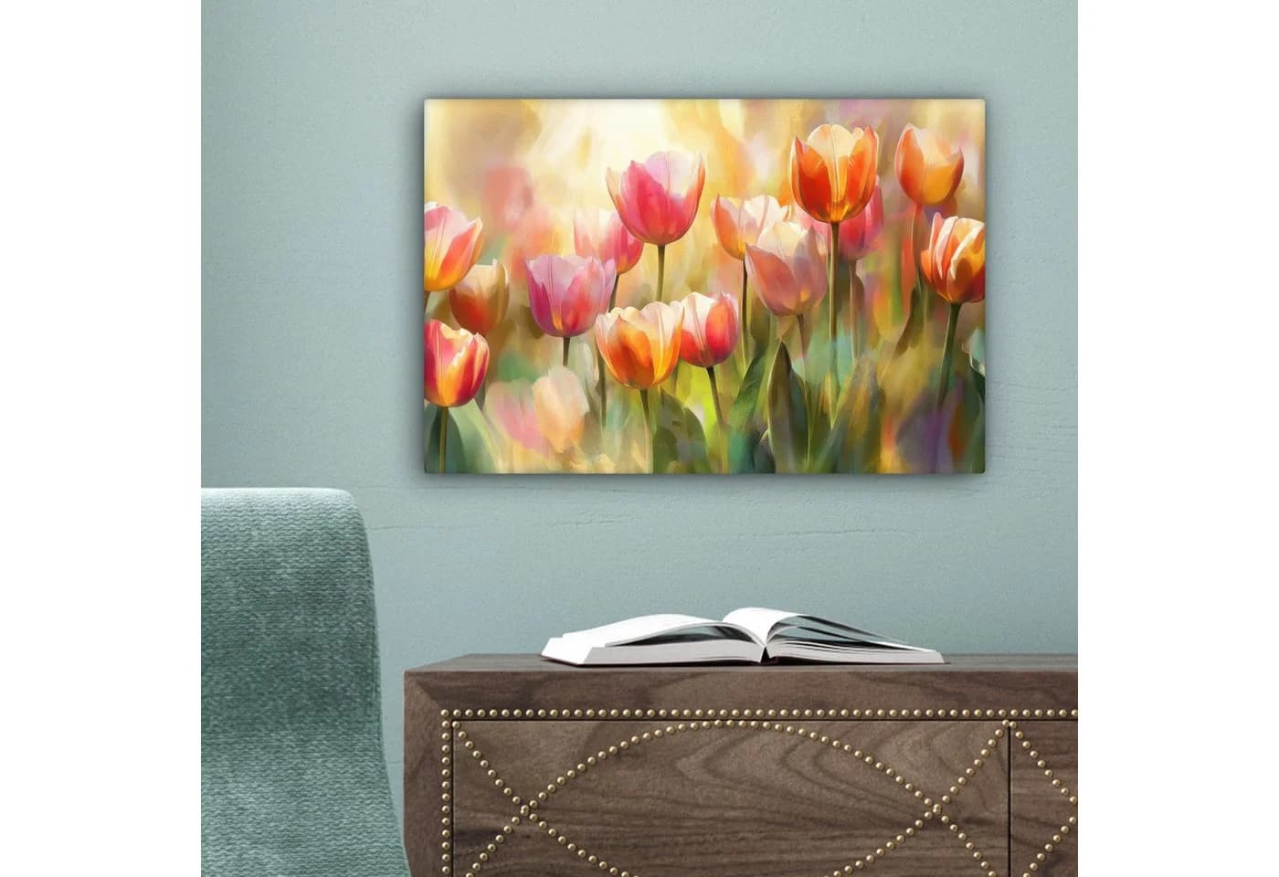 OneMillionCanvasses® Leinwandbild Tulpen - Märchenhaft - 30x20 cm - Bild 5