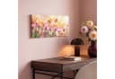 OneMillionCanvasses® Leinwandbild Panorama Schmetterlinge Orange Rosa Bild 4