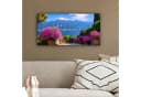 OneMillionCanvasses® Leinwandbild Panorama Comer See Blau Bild 4