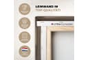 OneMillionCanvasses® Leinwandbild Garten mit Hortensien Blau/Rosa Bild 3
