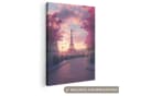 OneMillionCanvasses® Leinwandbild Eiffelturm Rosa Fotodruck 20x30 cm Bild 2